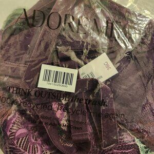 Adore Me Colette Floral Purple Contour Balconette Bra